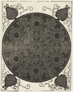 Yedi çelenk şeklinde motifli nakış örneği by Albrecht Dürer