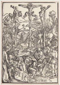 Calvary (mütevazı gravür) by Albrecht Dürer