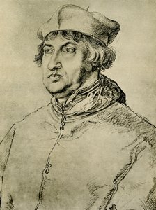 Brandenburg Kardinal Albrecht by Albrecht Dürer