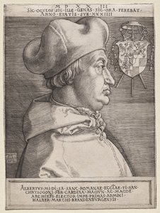 Brandenburg Kardinali Albrecht - Büyük Plaka by Albrecht Dürer