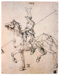 Mızraklı Süvari, 1502 by Albrecht Dürer
