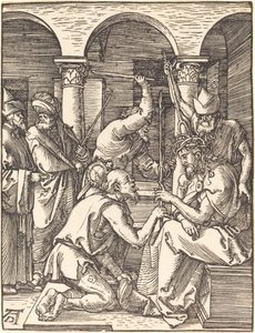 Dikenlerle Taçlandırılan İsa by Albrecht Dürer