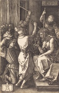 Dikenlerle Taçlanan İsa, 1512. by Albrecht Dürer
