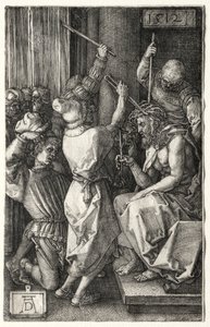 Dikenlerle Taçlanan İsa, 1512. by Albrecht Dürer