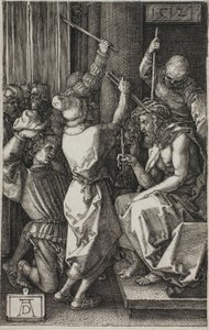 Oyulmuş Tutkudan Dikenlerle Taçlandırılan İsa by Albrecht Dürer