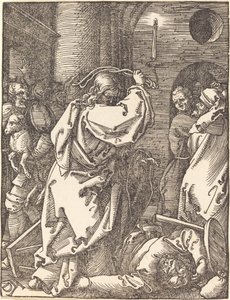 Mesih Tefecileri Tapınaktan Kovuluyor by Albrecht Dürer