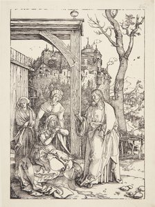 İsa Annesinden Ayrılırken by Albrecht Dürer