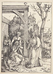 İsa Annesinden Ayrılırken by Albrecht Dürer