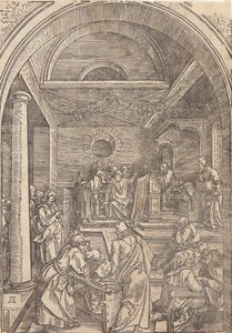 Doktorlar arasında İsa by Albrecht Dürer