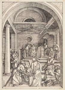 Doktorlar arasında İsa by Albrecht Dürer