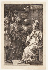 Caiaphas'tan önce İsa by Albrecht Dürer