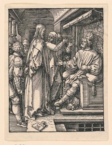 Küçük Tutku Serisinden Herod'dan Önce İsa by Albrecht Dürer