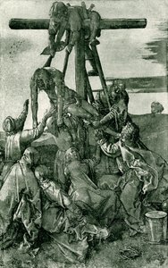 Mesih çarmıhtan indirildi by Albrecht Dürer