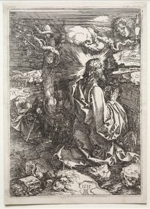 Zeytin Dağı'ndaki İsa by Albrecht Dürer