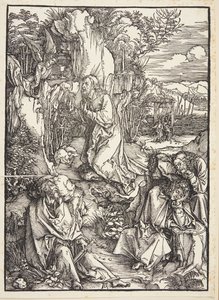zeytin dağında İsa by Albrecht Dürer