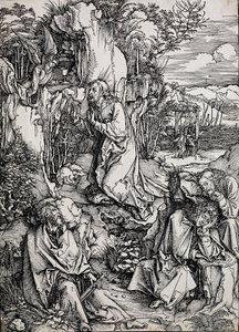 Zeytin dağında İsa, 1496-1511 by Albrecht Dürer