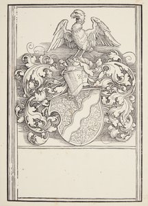 Michael Behaim Arması by Albrecht Dürer