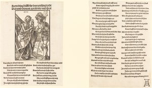Ölüm ve Lansquenet by Albrecht Dürer