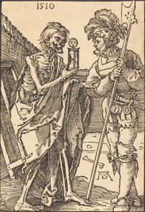Ölüm ve Lansquenet, 1510. by Albrecht Dürer