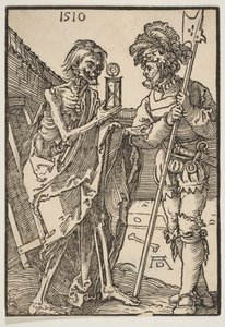 Ölüm ve Lansquenet.n.d. by Albrecht Dürer