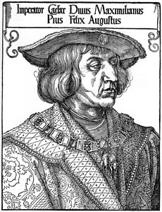 İmparator Maximilian I, 1519, 1936 by Albrecht Dürer