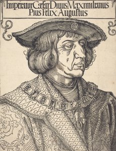 İmparator Maximilian I, c. 1518. by Albrecht Dürer