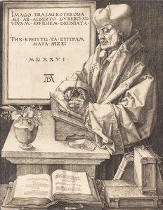 Rotterdam Erasmusu, 1526. by Albrecht Dürer