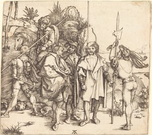Atlı Beş Asker ve Bir Türk by Albrecht Dürer