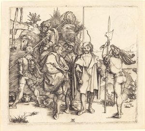 Atlı Beş Asker ve Bir Türk by Albrecht Dürer