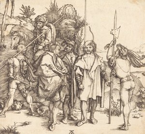 Atlı Beş Asker ve Bir Türk, 14951496. by Albrecht Dürer