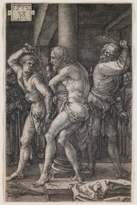 “Oyulmuş Tutku” dizisinden kamçılanma by Albrecht Dürer