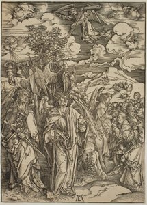 Rüzgara Dayanan Dört Melek by Albrecht Dürer