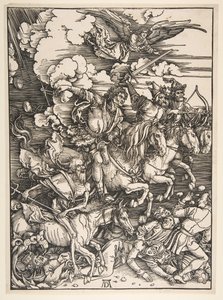 Mahşerin Dört Atlısı, M.Ö. 14971498. by Albrecht Dürer