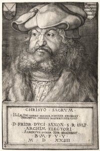 Bilge Frederick, Saksonya Seçmeni by Albrecht Dürer