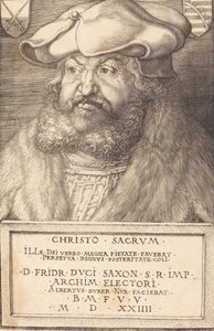Bilge Frederick, Saksonya Seçmeni, 1524. by Albrecht Dürer