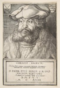 Bilge Frederick, Saksonya Seçmeni, 1524. by Albrecht Dürer