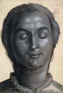Kadın başı, 1520. by Albrecht Dürer