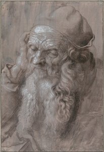 Yaşlı Bir Adamın Başı, 1521 by Albrecht Dürer