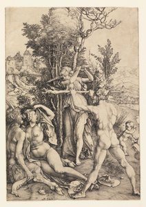 Herkül Yol Ayrımında (Kıskançlığın Etkileri) by Albrecht Dürer