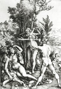 Herkül kavşakta, 1498 by Albrecht Dürer