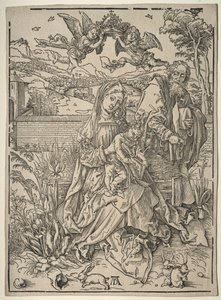 Üç Tavşanlı Kutsal Aile by Albrecht Dürer