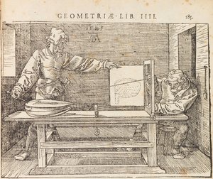 Institutionum geometrikae libri quatuor, 1528 by Albrecht Dürer