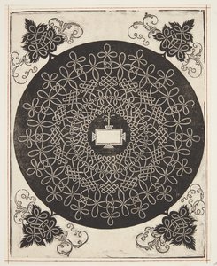 Dikdörtgen Kalkanlı Geçmeli Kordon Deseni by Albrecht Dürer