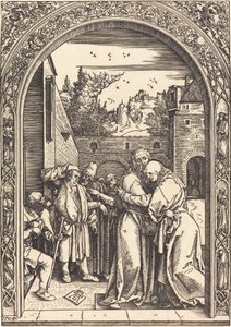 Joachim ve Anna, Altın Kapı'da, 1504. by Albrecht Dürer