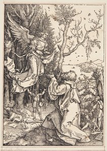Joachim ve melek by Albrecht Dürer