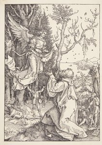 Joachim ve melek by Albrecht Dürer