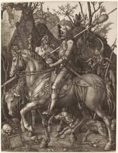 Şövalye, Ölüm ve Şeytan by Albrecht Dürer