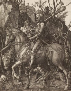 Şövalye, Ölüm ve Şeytan, 1513. by Albrecht Dürer