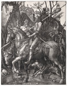 Şövalye, Ölüm ve Şeytan by Albrecht Dürer
