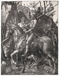 Şövalye, Ölüm ve Şeytan, 1513. by Albrecht Dürer